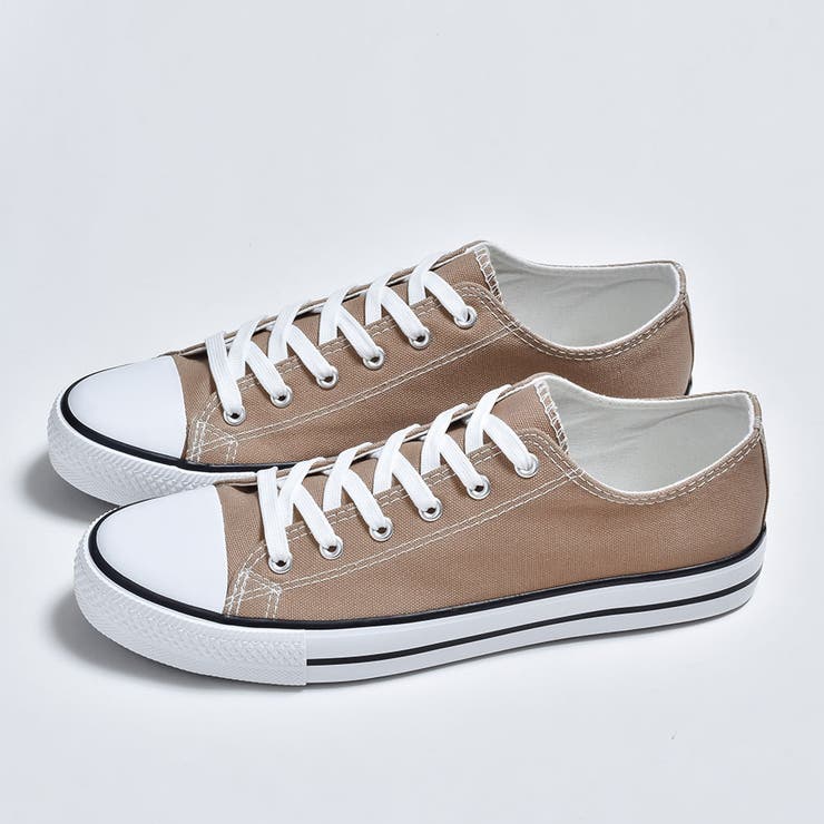 ベージュ | キャンバス スニーカー / ローカット | SVEC