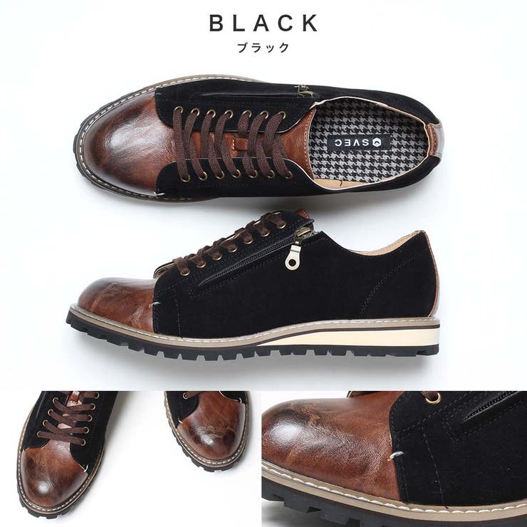 ２トーン レースアップ カジュアルシューズ | SVEC | 詳細画像24 