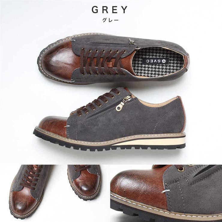 ２トーン レースアップ カジュアルシューズ | SVEC | 詳細画像26 