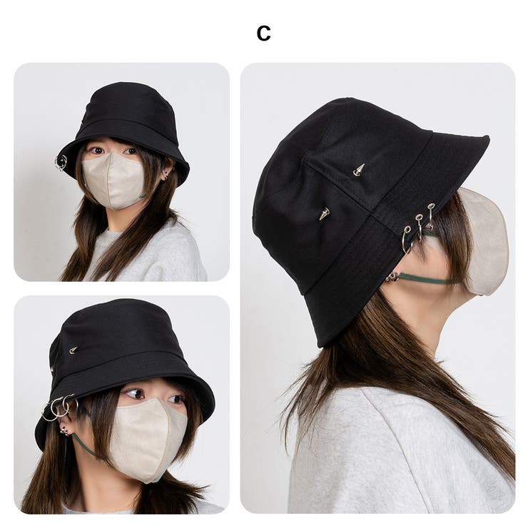 ヴィジュアルアクセサリーバケットハット | SVEC | 詳細画像12 