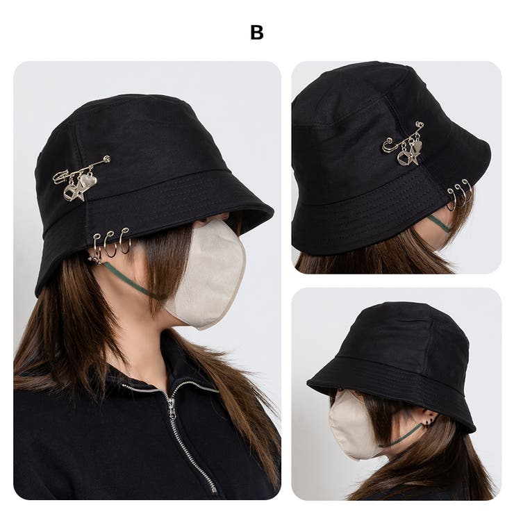 ヴィジュアルアクセサリーバケットハット | SVEC | 詳細画像8 