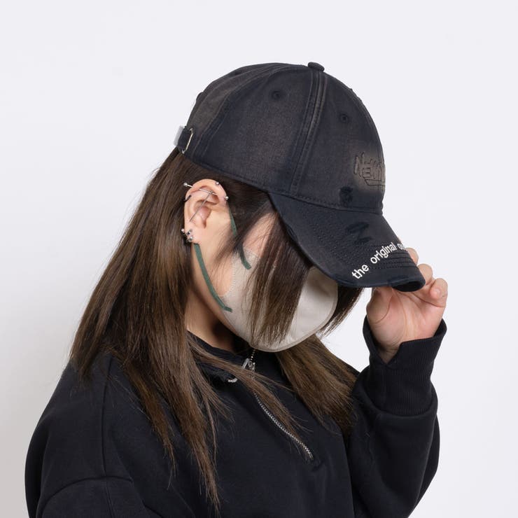 スプレー加工刺繍キャップ " NEWYORK " | SVEC | 詳細画像15 