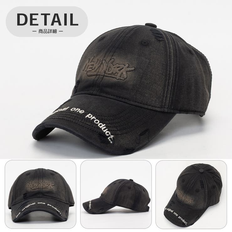 スプレー加工刺繍キャップ " NEWYORK " | SVEC | 詳細画像2 