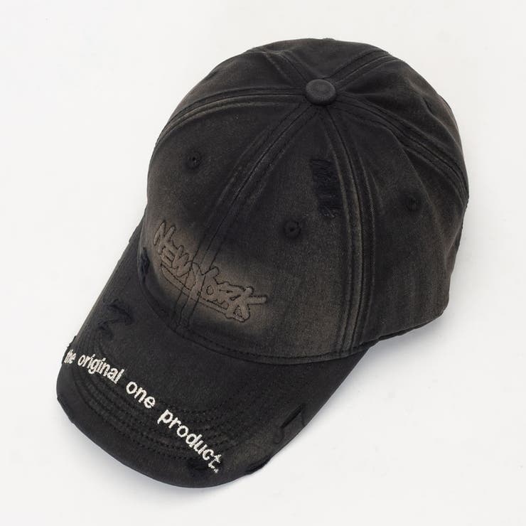 スプレー加工刺繍キャップ " NEWYORK " | SVEC | 詳細画像4 