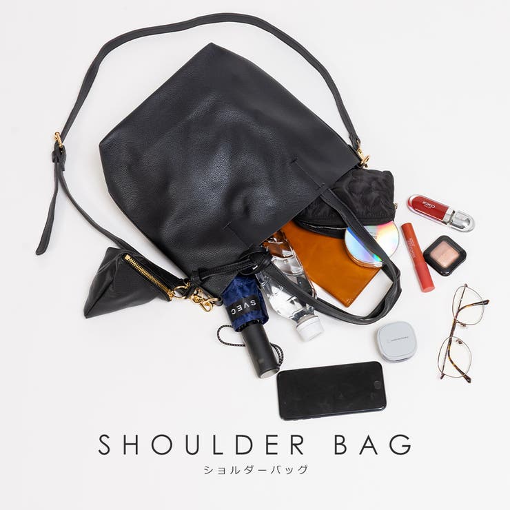 シボ ポーチトートバッグ | SVEC | 詳細画像1 