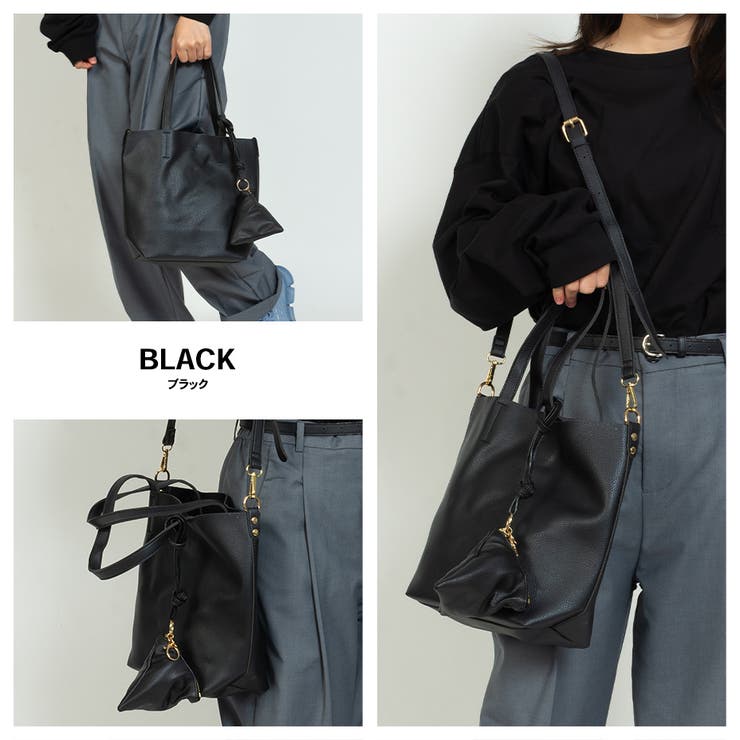 シボ ポーチトートバッグ | SVEC | 詳細画像9 