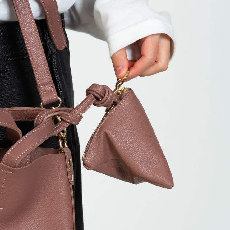 シボ ポーチトートバッグ | SVEC | 詳細画像15 