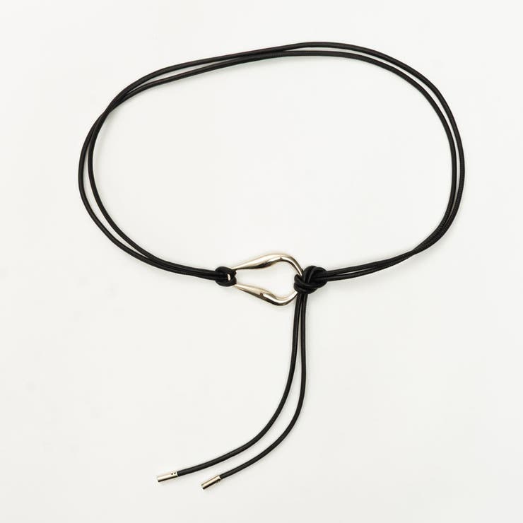 ブラック | カラビナ風ウエストロープベルト | SVEC