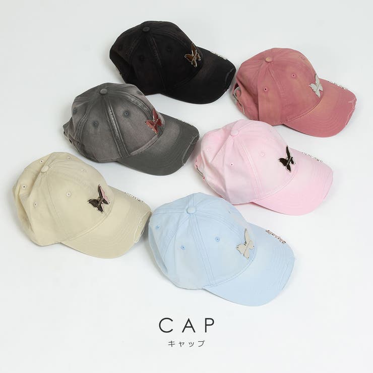 バタフライモチーフメタルキャップ | SVEC | 詳細画像1 