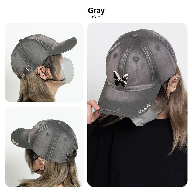 バタフライモチーフメタルキャップ | SVEC | 詳細画像17 