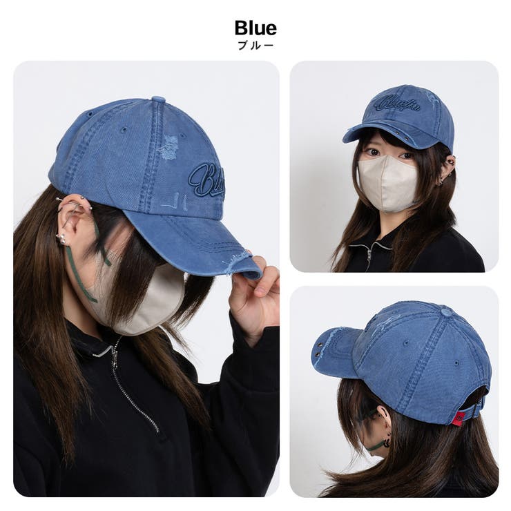 ウォッシュ加工ハトメ刺繍キャップ | SVEC | 詳細画像14 