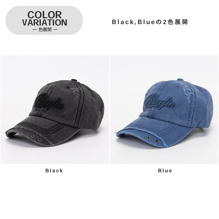 ウォッシュ加工ハトメ刺繍キャップ | SVEC | 詳細画像2 