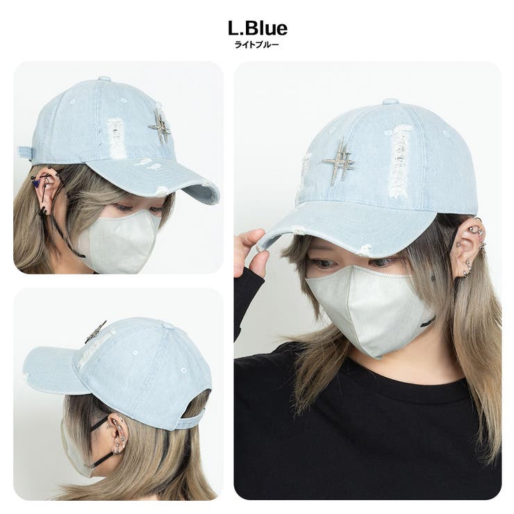 クロスモチーフメタルデニムキャップ | SVEC | 詳細画像20 