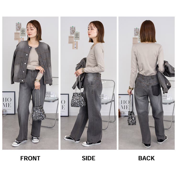 LARU / コットンフライス長袖Tシャツ | SVEC | 詳細画像11 