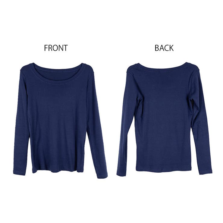 LARU / コットンフライス長袖Tシャツ | SVEC | 詳細画像3 