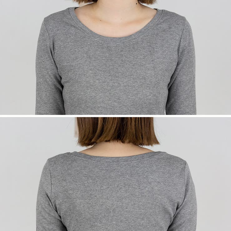 LARU / コットンフライス長袖Tシャツ | SVEC | 詳細画像4 