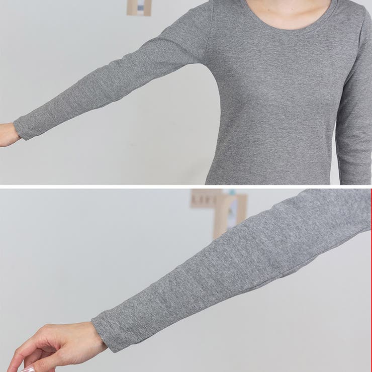 LARU / コットンフライス長袖Tシャツ | SVEC | 詳細画像5 