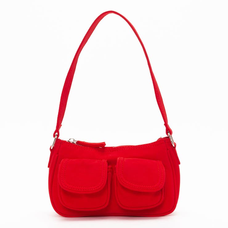 レッド | ミニショルダーバッグ / フラップポケット | SVEC