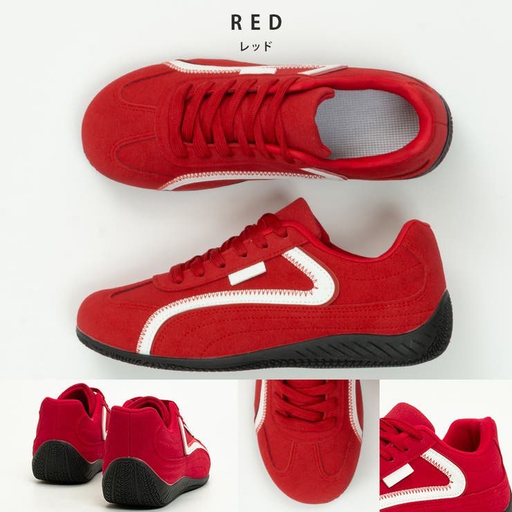 ライン フラットソール ドライビングスニーカー | SVEC | 詳細画像13 