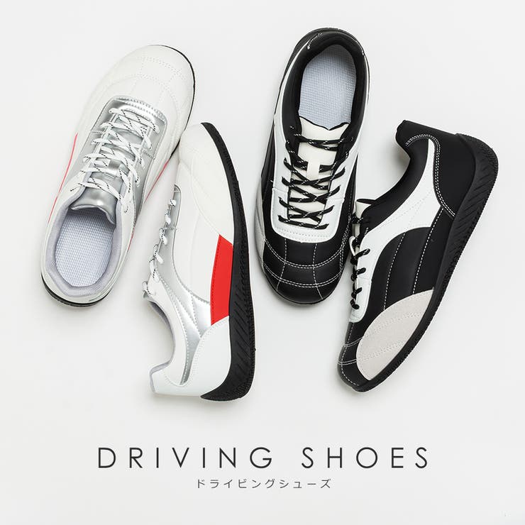 ステッチ フラットソール ドライビングスニーカー | SVEC | 詳細画像1 