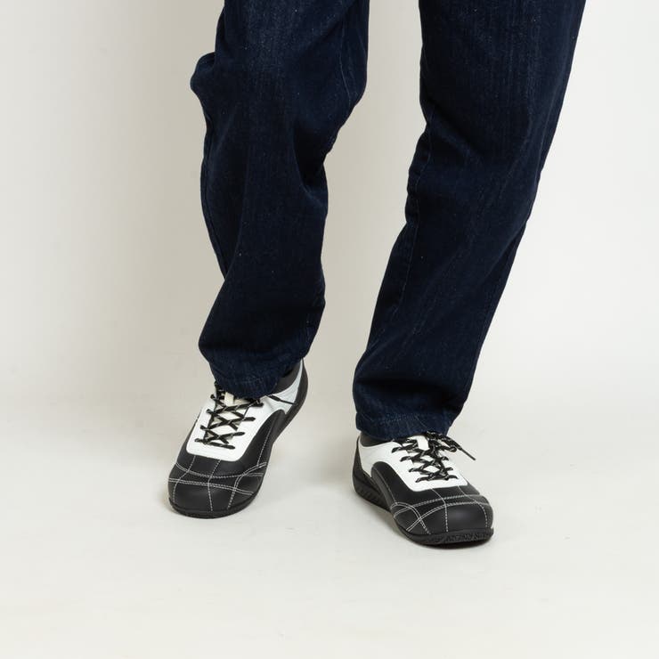 ステッチ フラットソール ドライビングスニーカー | SVEC | 詳細画像19 