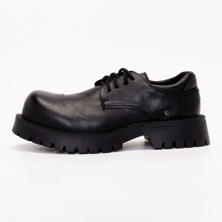 ブラック | 厚底 ダービーシューズ | SVEC