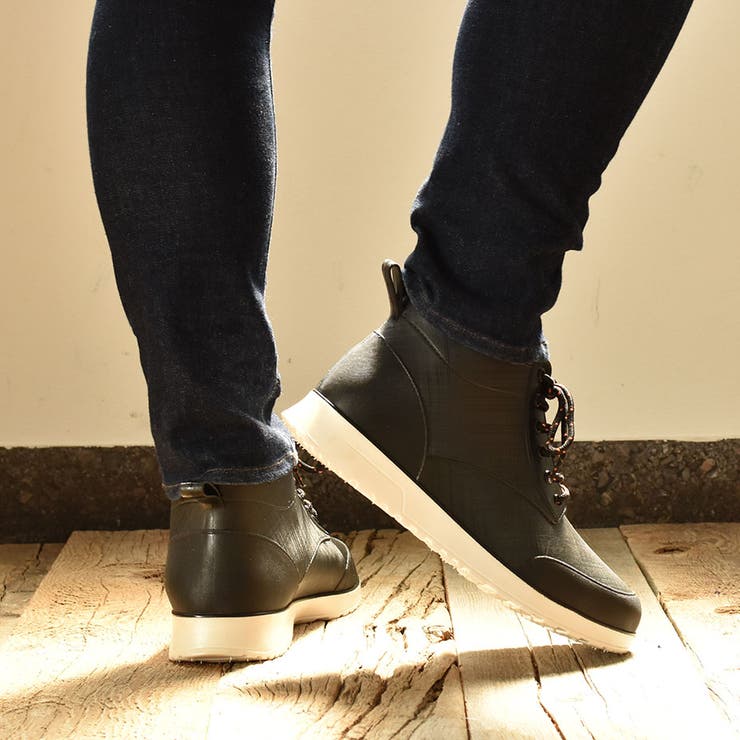 レースアップ レインブーツ / ハイカット レインスニーカー | SVEC | 詳細画像18