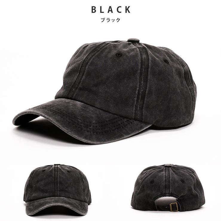 ヴィンテージライク ウォッシュ加工 コットン BBキャップ[品番