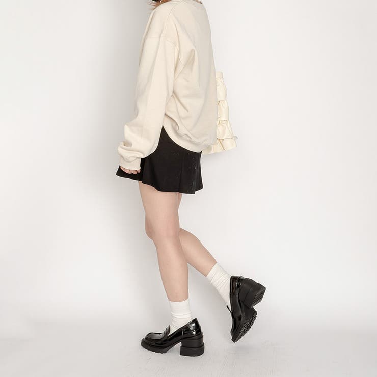 ブロックヒール ペニーローファー パンプス | SVEC | 詳細画像21 