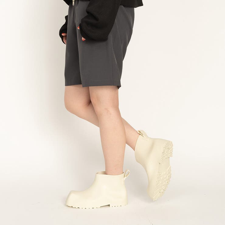 スクエアトゥ レインシューズ / ショートブーツ | SVEC | 詳細画像21 