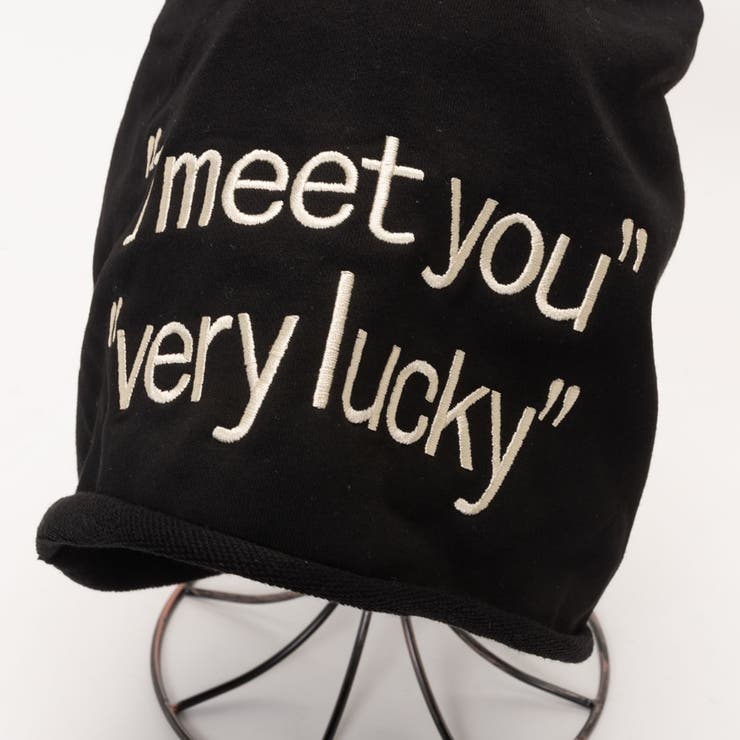 スウェット地メッセージルーズワッチキャップ | SVEC | 詳細画像5 