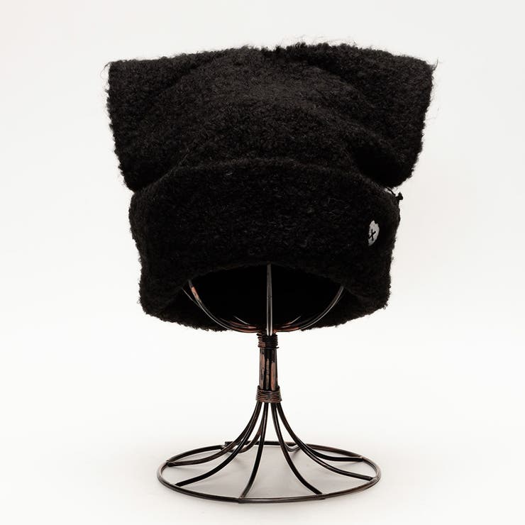 猫耳 ブークレ スクエア ワッチキャップ | SVEC | 詳細画像6 