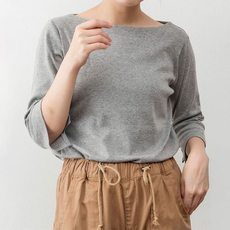 7分丈 ボートネック トップス | SVEC | 詳細画像11 