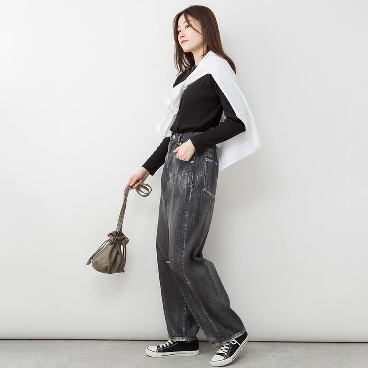 リブ ボートネック カットソー / 長袖 | SVEC | 詳細画像7 