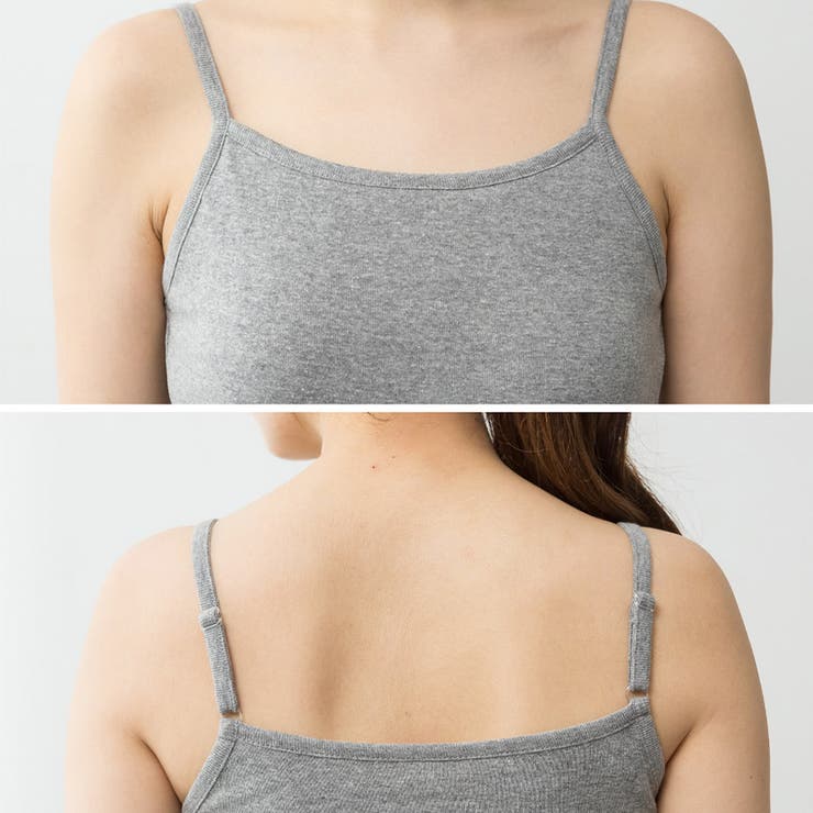 カップ付きコットンフライスキャミソール | SVEC | 詳細画像4 