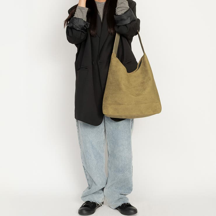 Hana ミニフェイクスエードトートバッグ - ダークオリーブ - JW PEI