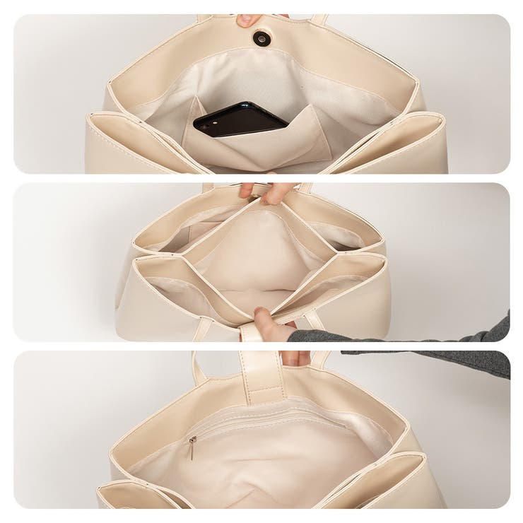 スクエアトートバッグ / ハンドバッグ | SVEC | 詳細画像8 