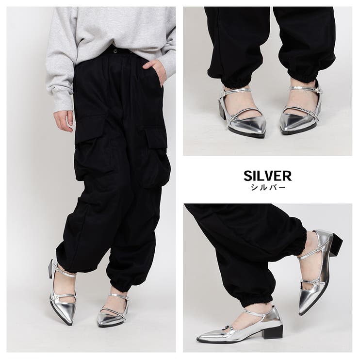 ポインテッドトゥ ストラップパンプス | SVEC | 詳細画像7 