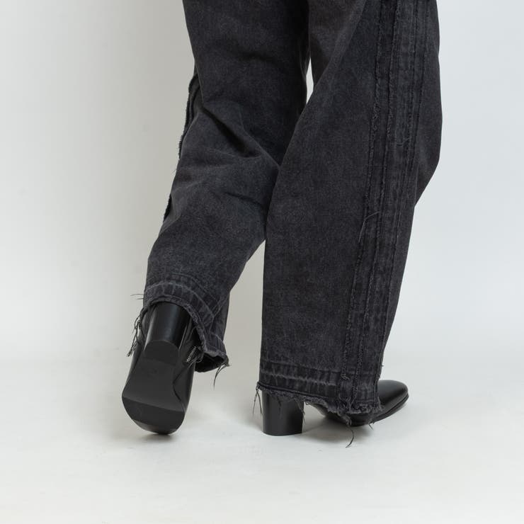 サイドベルト ヒールブーツ / サイドジップ | SVEC | 詳細画像11 