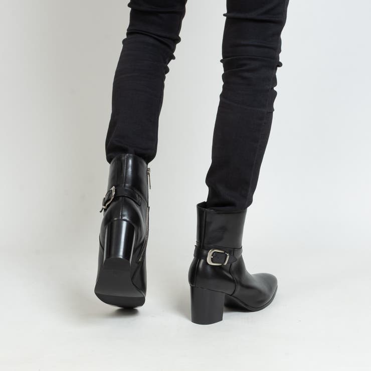 サイドベルト ヒールブーツ / サイドジップ | SVEC | 詳細画像13 