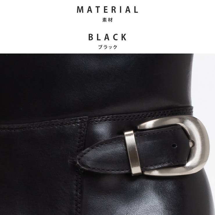 サイドベルト ヒールブーツ / サイドジップ | SVEC | 詳細画像2 