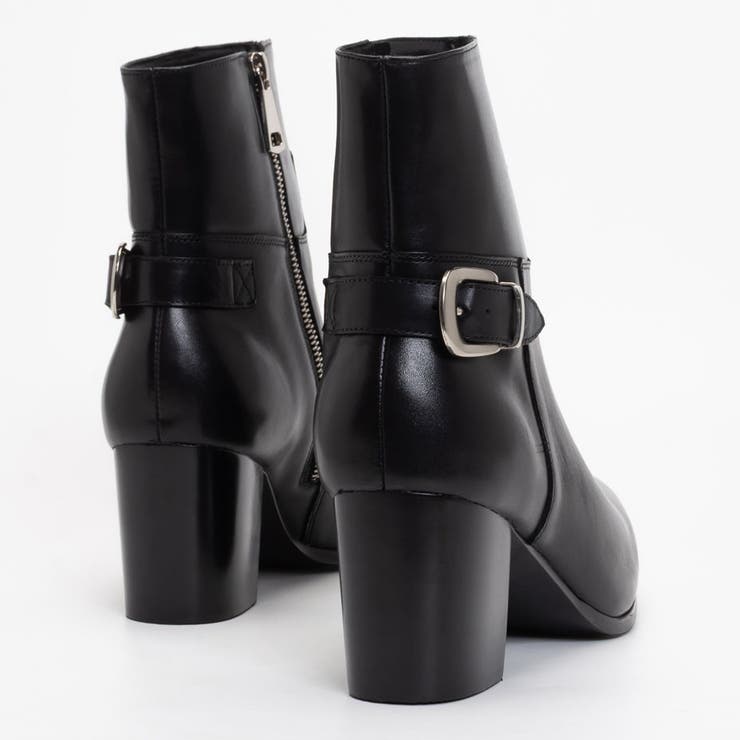 サイドベルト ヒールブーツ / サイドジップ | SVEC | 詳細画像6 