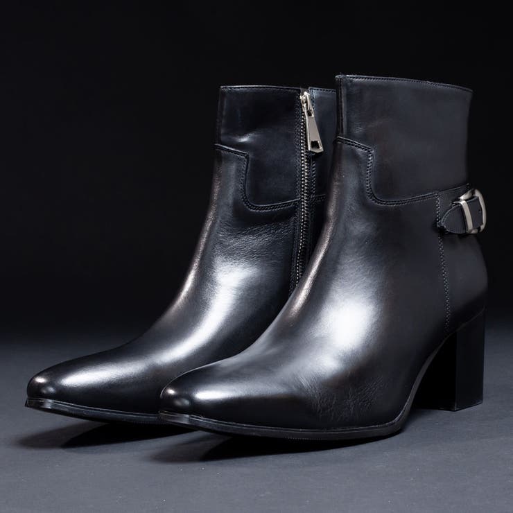 サイドベルト ヒールブーツ / サイドジップ | SVEC | 詳細画像8 