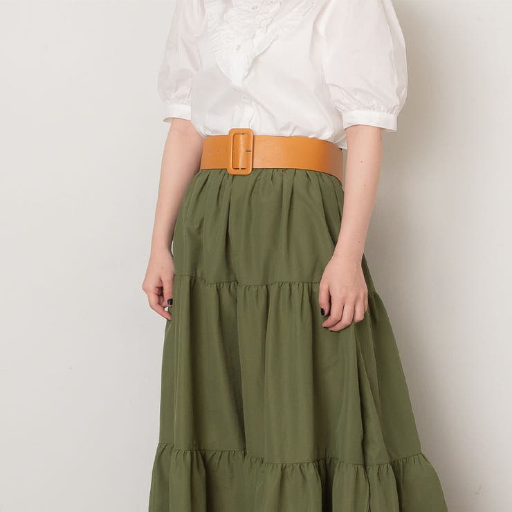 スクエア バックル カラーベルト | SVEC | 詳細画像28 