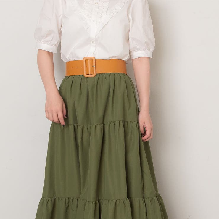 スクエア バックル カラーベルト | SVEC | 詳細画像29 