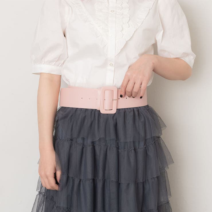 スクエア バックル カラーベルト | SVEC | 詳細画像30 