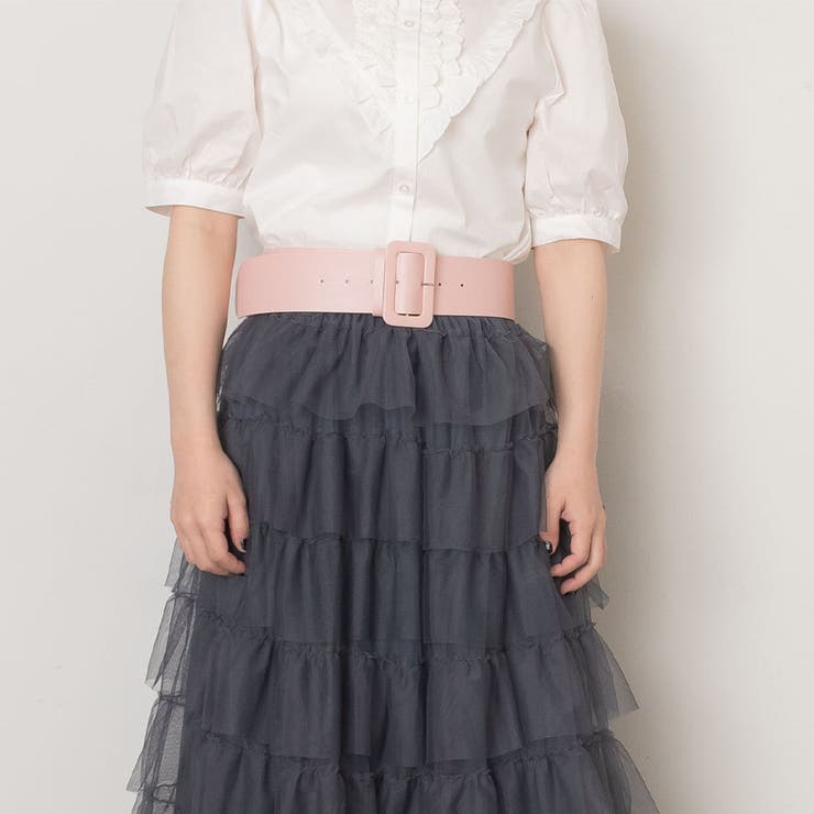 スクエア バックル カラーベルト | SVEC | 詳細画像31 