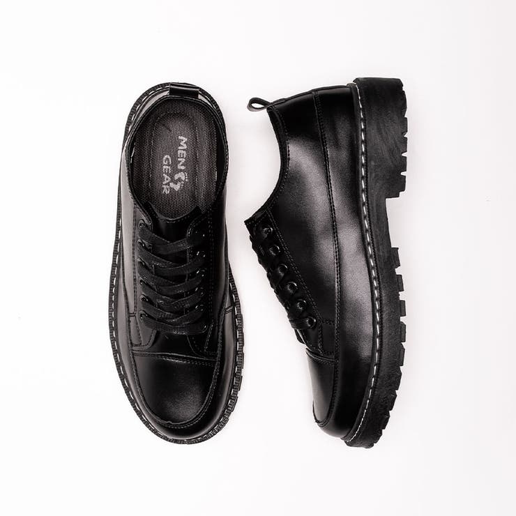 厚底 チャンキーソール Uチップ レースアップ スニーカー | SVEC | 詳細画像4 