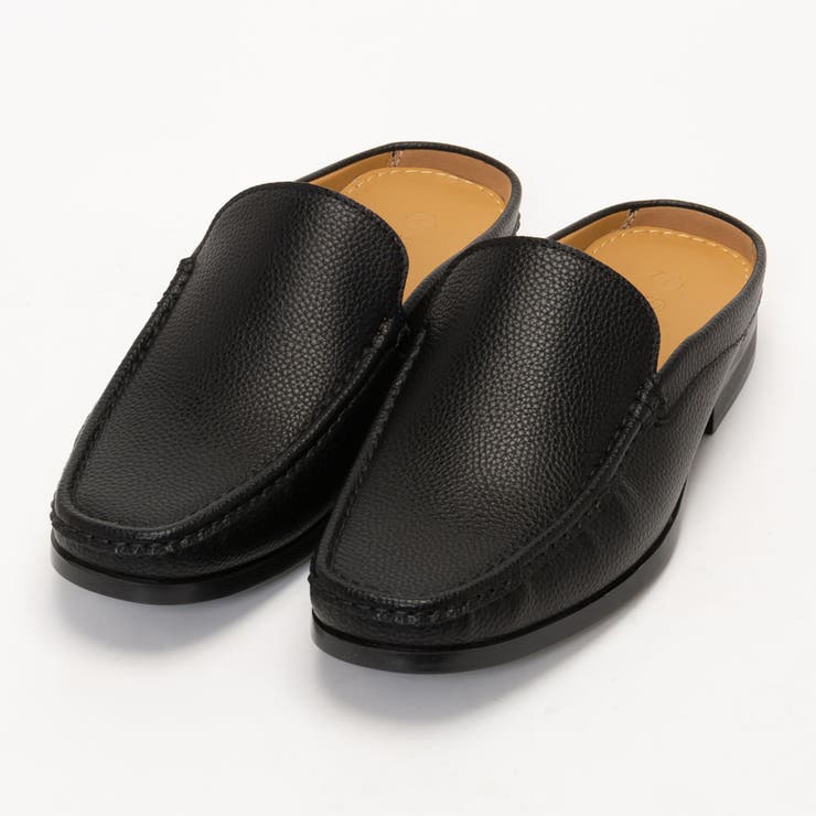 ブラックグレイン | ミュール サンダル / ヴァンプローファー | SVEC