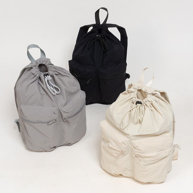 巾着 ナイロンバックパック / リュックサック | SVEC | 詳細画像1 